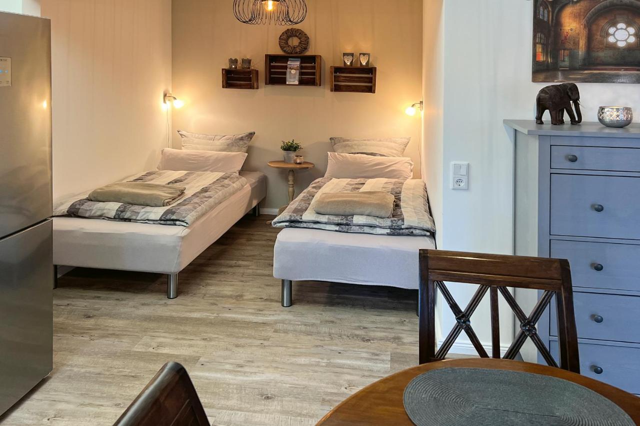 Fewo1846 - Strandresidenz Wassersleben Ufernest - Modernes Studioapartment Mit Balkon Am Strand Harrislee Exterior foto